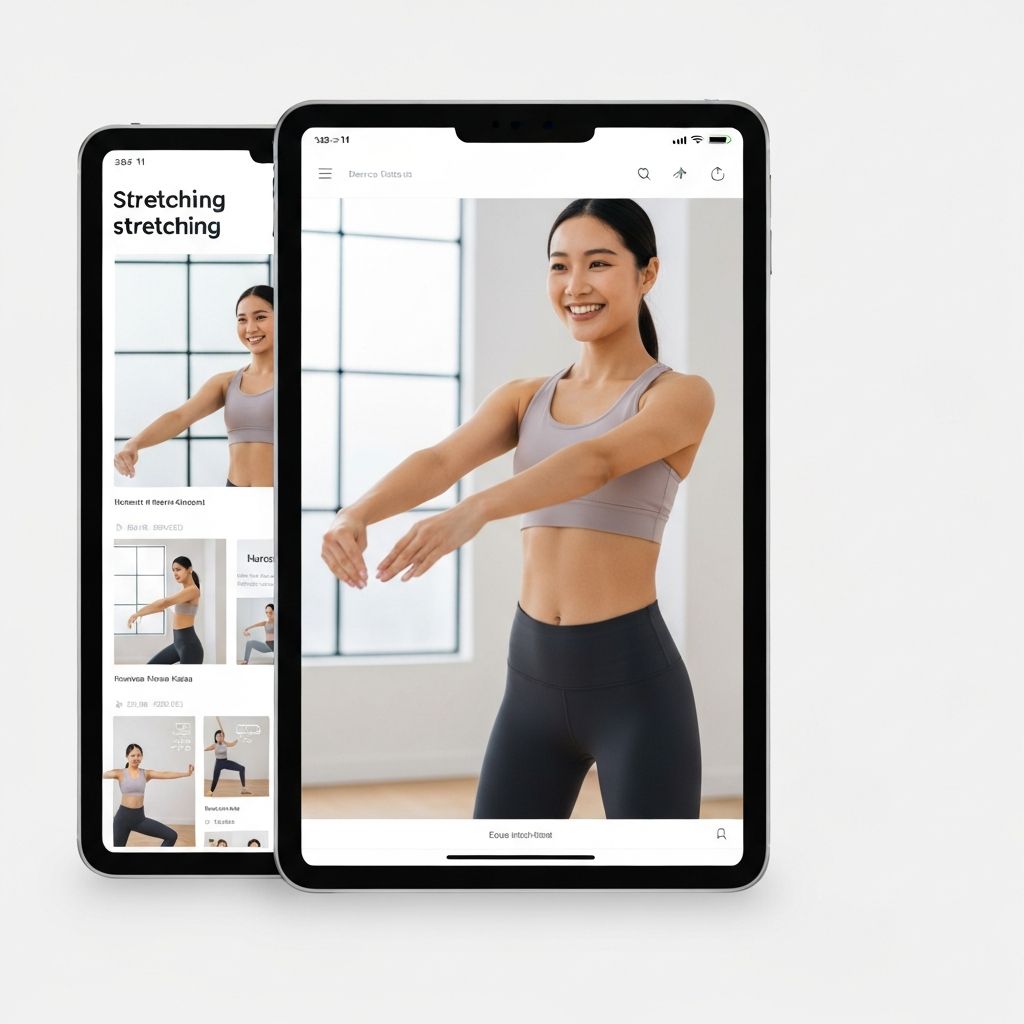 Exercise demonstration video screenshot